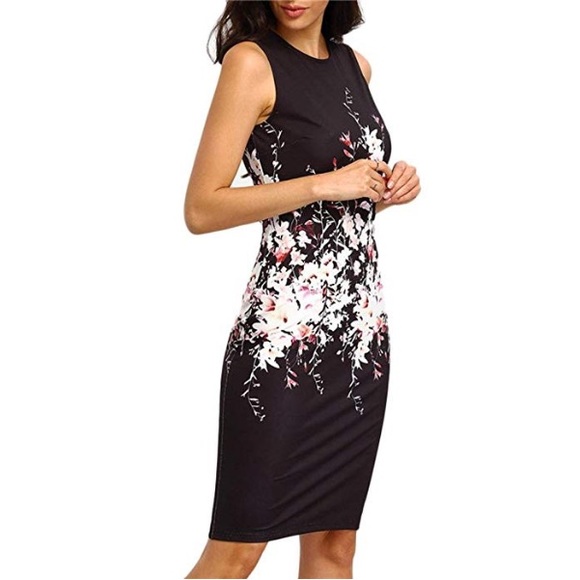 Floral Bodycon Dress - Picture 4 of 7